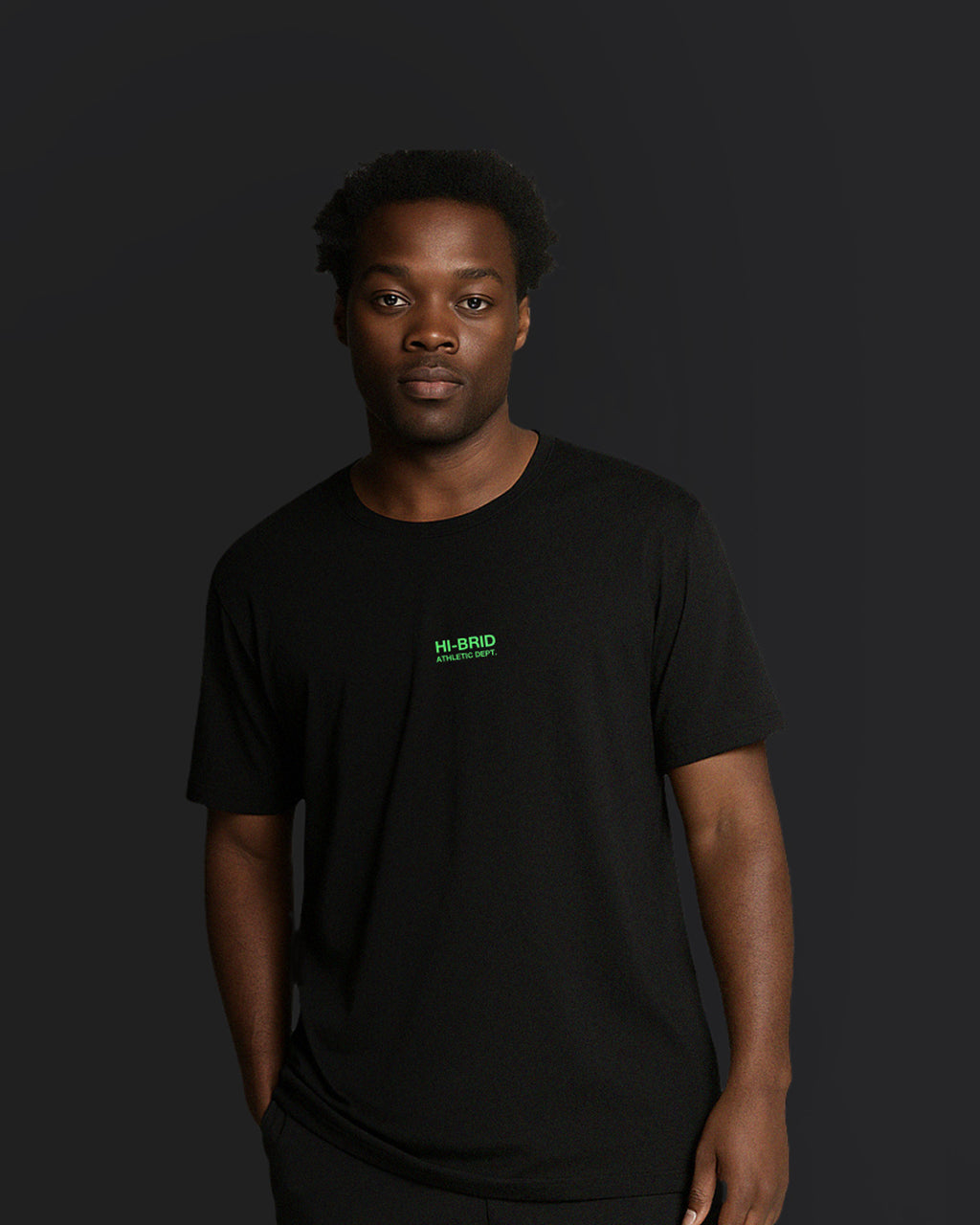 STAPLE ACTIVE TEE - BLACK