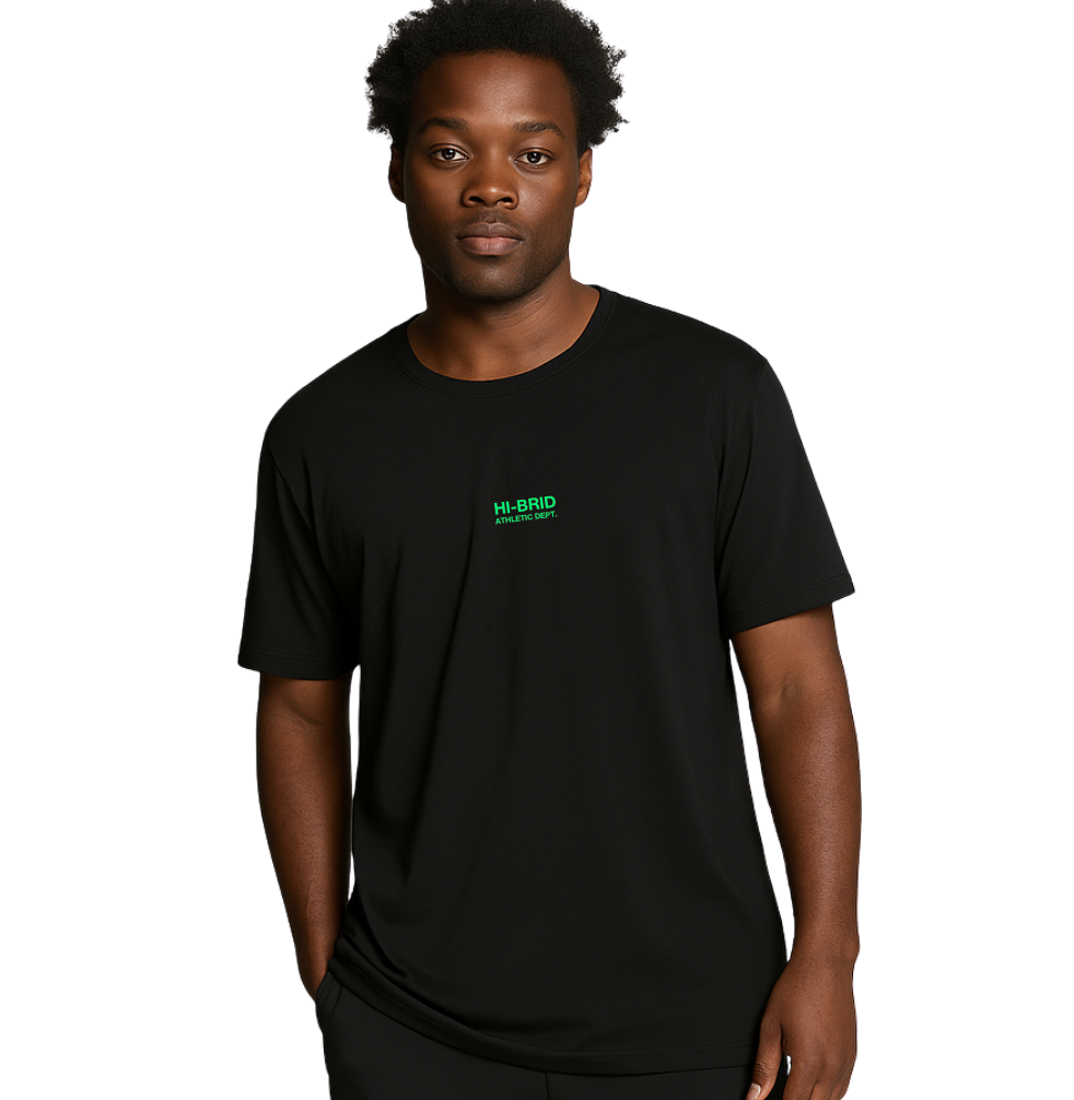 STAPLE ACTIVE TEE - BLACK